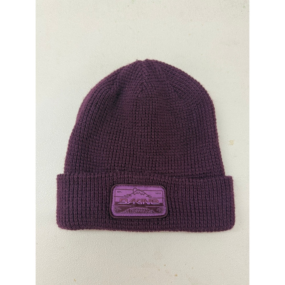 Dakine Jamie Beanie Women Purple Ribbed Knit Cuffed Winter Hat 10004148